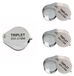 Set de 4 loupes pliantes professionnelles avec grossissement 30x