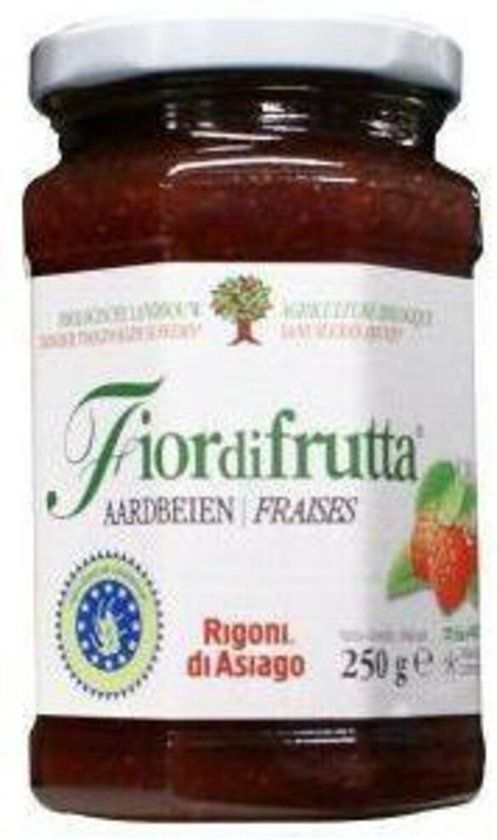 Fiordifrutta Aardbeienjam 250 gram