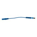 KS Tools 150.0966 4,0 mm Ingangsbus op 6,0 mm testadapterstekker, plat (blauw)