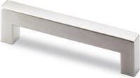 Aosta Greep Aosta, h.o.h. 160mm, Inox brossé