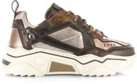 DWRS LABEL DWRS Pluto leren sneakers chunky donkerbruin