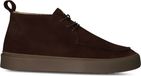 Blackstone bottines à lacets en suède - brun foncé