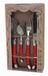 Lou Laguiole Rustic Bestekset 24-delig Rood