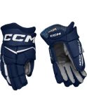 CCM Jetspeed Ft880 Ijshockeyhandschoenen Junior Navy/Wit Maat 11