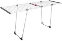 HI Wasrek/droogrek - wit - metaal - 111 x 55 x 5 cm - staand