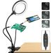 OEM LED-loep met klem, 3x vergroting, 28 LED's, dimbaar