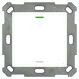 MDT BE-TAL55T1.01 Taster Light 55, 1-voudig, RGB-W, temperatuursensor, blanc pur, brillant, neutre