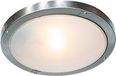 Starlux Applique murale et plafonnier Potosi Extérieur & Intérieur G9 IP44 Acier inoxydable Ø255mm