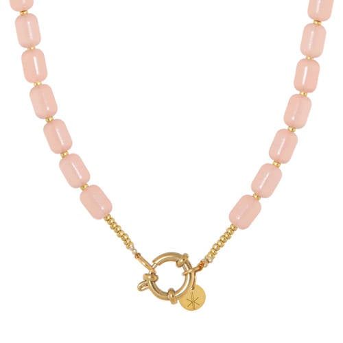 Label Kiki Peachy Beads gold plated ketting