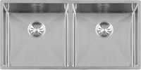 Lorreine 4040R - Design RVS Rechthoek Spoelbak - 86.5 x 44 cm - Inbouw/Opbouw