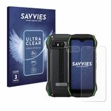 Savvies Screenprotector voor Blackview N6000 (Voor+Camera) - Folie Beschermfolie transparant 6 Stuks