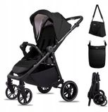 Babylux Buggy Kinderwagen ROLLE Reisbuggy met Ligfunctie, Kleur: Onyx