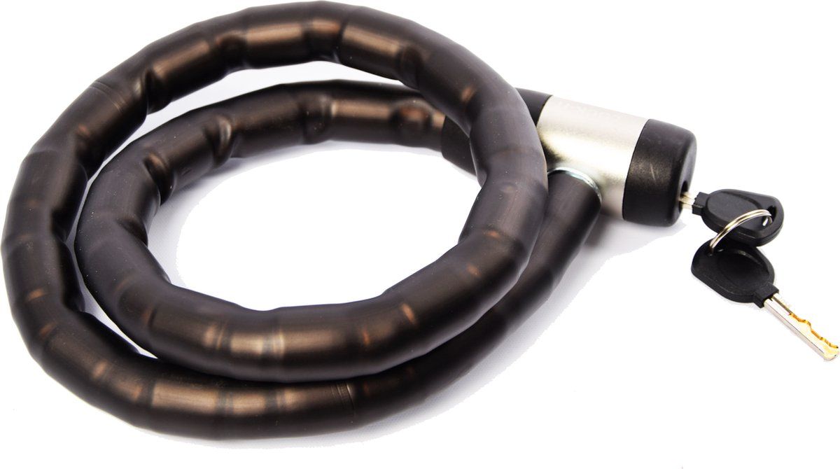 discountershop Fietsslot Kabelslot 23 mm x 100 cm - Zwart