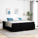 Maison Exclusive Cadre de lit exclusif - Noir - 200 x 200 cm - Revêtement en tissu