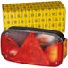 HELLA 2VB 998 232-101 Achterlicht - Gloeilamp - 12V - Opbouw/Geschroefd - Lenskleur: Wit / Rood - Stekker: Ronde stekker - rechts - Aantal: 1