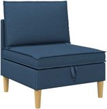 vidaXL Sofa Stof Blauw