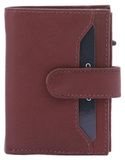 Sergio Valentini Portefeuille Cuir Véritable Noir Bouton-pression Black B UNICA 7.5x10x2.5 cm IN-1114-NERO
