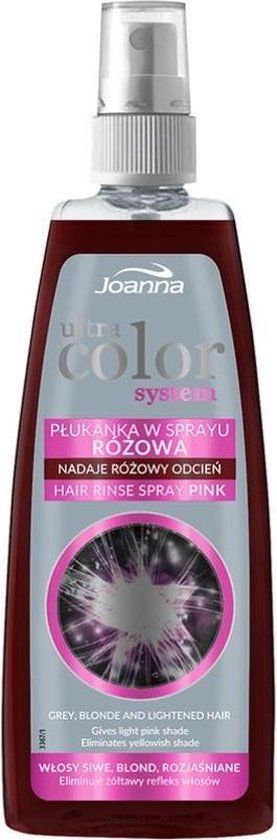 Joanna Ultra Color System Hair Rinse Spray Pink 150ml
