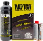 Raptor Liner Bedliner Verf ZWART 1 liter Set