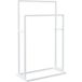 Maison Exclusive - Porte-serviettes sur pied blanc 48x24x78,5 cm fer