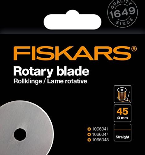 Fiskars Rolmes van staal, rechte snede (45 mm)