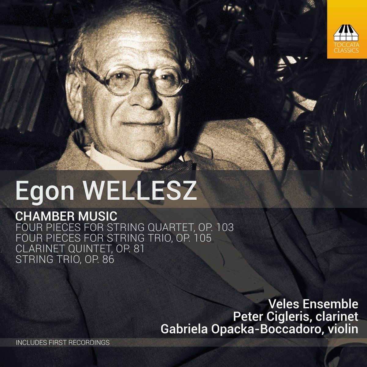 OUTHERE Gabriela Opacka-Boccadoro, Peter Cigleris, Veles Ensemble - Wellesz: Chamber Music (CD)