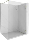 Mexen Lunar paroi de douche Walk-in droite 150 x 200 cm, transparent 8 mm, or