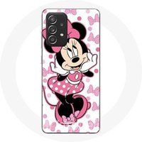 Maniacase Etui voor Samsung Galaxy A33 5G Minnie Mouse Schattig Roze Cartoon