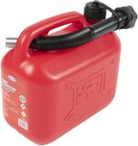 Start Kunststof Brandstoftank Van 5 Liter Met Mondstuk - Lichtgewicht En Goedgekeurd