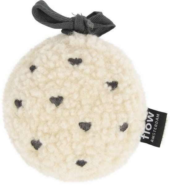 Flow Amsterdam Comforter on the go Billy (hartjes) - White noise & Hartslag