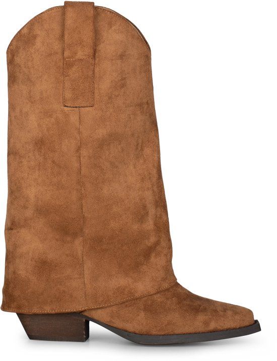 POSH by Poelman BLAIR Dames Laarzen - Middel bruin