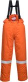 Portwest Vlamvertragende Antistatische Wintertuinbroek FR58 - Oranje - XXXL