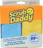 Scrub Daddy Microfibre Cloth 2ct Blue/Yellow
