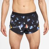 NIKE Sportbroek 'AROSWFT' navy / pastelblauw / oranje / zwart