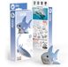 EUGY 3D Puzzel - Haai - Zeedieren - Duurzaam - Verzamel Ze Allemaal - 6 Jaar