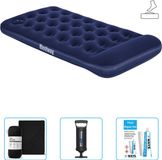 Bestway Luchtbed - 1-Persoons - 99 x 188 x 28 cm - Blauw