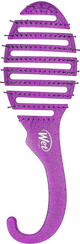 The Wet Brush Wet Brush - original detangler - haarborstel voor in de douche - Glitter Paars