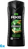 Axe 6x Shower gel 400ml Wild Mojito & Cedarwood