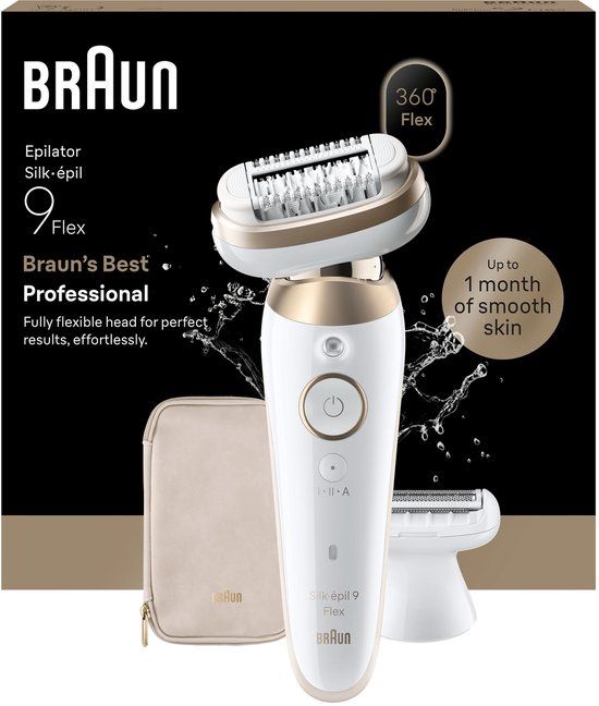 Braun Silk·épil 9 Flex - Wet & Dry Epilator - 9-030 3D - Gold