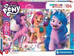 Clementoni puzzel jewels my little pony, 104st.