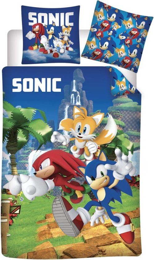 Super Sonic Dekbedovertrek Eenpersoons 140x200cm - Blauw Polyester