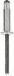 Restagraf 9973 klinknagels, geschuimd, grijs, 3 tot 9,5 mm x 19,8 mm