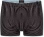 Schiesser Long Life Soft Boxershorts Heren M Gestreept Modal Polyester Elastaan Grafiet/Admiral