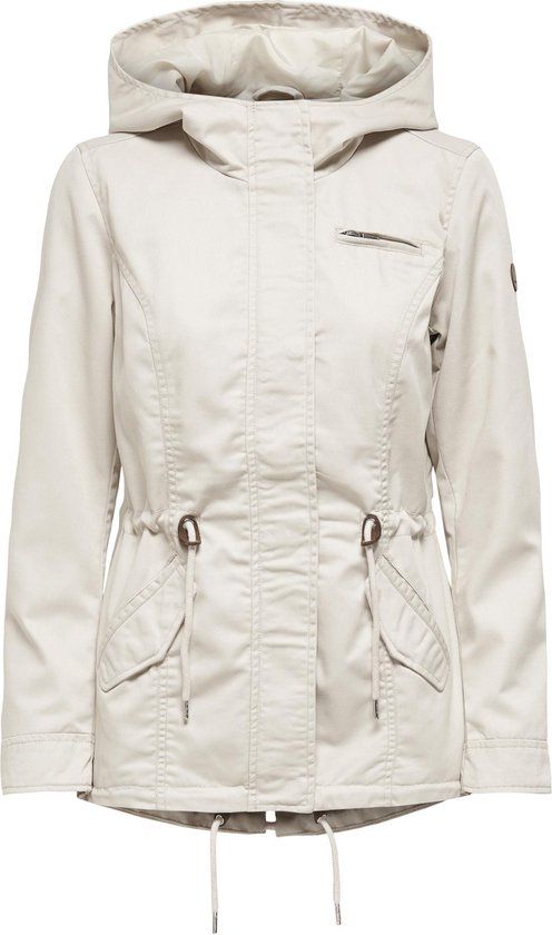 ONLY ONLLORCA CANVAS PARKA CC OTW NOOS Women's Jacket - Size XS - Moonbeam