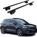 Omac Barres de toit pour Volvo XC40 2018-2026 – Testé City Crash – ISO PAS 11154:2006 – Antivol inclus – Charge max 75 kg – 2 barres noir