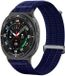 Strap-it Nylon 'Air' bracelet Bleu Foncé pour Samsung Galaxy Watch 9 / 8 (40/44mm) / Classic (46mm)