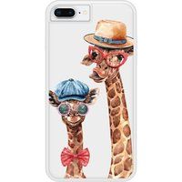 Apple iPhone 6 Funny girafe Verstevigd hoesje met sublimatie bedrukking