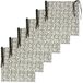 Atout Ciel Set van 6 vierkante stoelkussens 40 x 40 cm, kaki groen