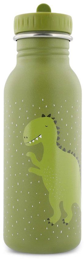 Trixie Mr. Dino Drinkfles - RVS - 500ml - Groen