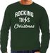 Bellatio Decorations Shoppartners Bv Rocking this Christmas foute Kersttrui - groen - heren - Rock kerstsweaters / Kerst outfit XXL